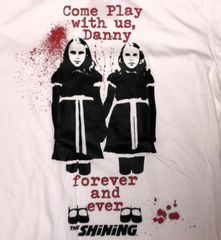 シャイニング Tシャツ THE SHINING Come Play With Us 白 正規品 ホラー 映画