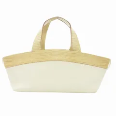 フルラ FURLA トートバッグ ミニハンドバッグ レザー 切替 型押し バイカラー ロゴチャーム ベージュ /GV