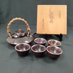 お値下げしました 薩摩焼 急須 湯冷ましセット 東郷寿勝作
