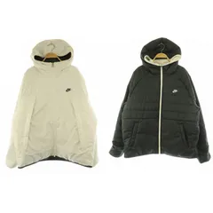 ナイキ NIKE Therma-FIT レガシー リバーシブル フーデッド ジャケット 中綿 ジップアップ XXL ブラック ホワイト /MY ■OS ■GY39 ■AX