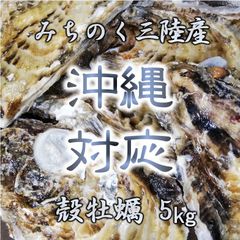 沖縄対応 生食OK 5kg 三陸産 殻付き生牡蠣 亜鉛 鉄分 ミネラル豊富
