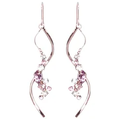 【新着商品】ピアス 日本製 プレシオサ クリスタル 金属アレルギー対応 フック フックピアス ビジュー 大振り スイング レディース シンプル 人気 揺れる ニッケルフリー ギフト プレゼント tp-81