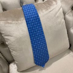 CHANEL　シャネル　ネクタイ　ロゴ　ブルー　未使用