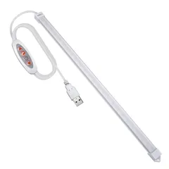 【新着商品】ASSEUI LED バーライト USB キッチン 蛍光灯 棚下 高輝度 直管形 電球色 昼白色 昼光色 三段階調色 無段階調光 52CM チューブライト USB 5V 給電 3Mテープ/磁石付属 電気工事不要 取付簡単 目に優しい 省エネ 防 0