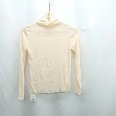 ◇ ⊂ ◎ ●未使用● Φ N.Natural Beauty Basic 長袖 ブラウス サイズM ベージュ系 レディース E  【1501230027441】