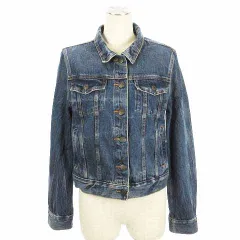 ジェイクルー J.CREW デニム ジャケット USED加工 インディゴ Sのサムネイル