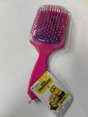 ミニオンズ ヘアブラシ ピンク くし 公式グッズ デタングルブラシ ヘアケア 子ども用 大人もOK