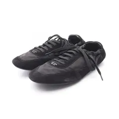プラダ PRADA スニーカー Re-Nylon コラプス ブラック ナイロン スウェード スニーカー レディース 未使用