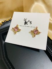 【K‘s store 2021】ピアス　925  ピンク　ジルコニア　No.85