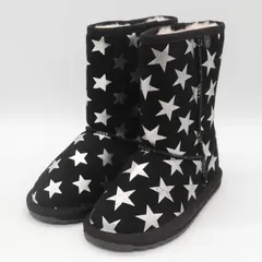 エミュー ブーツ 未使用 K11119 Starry Night  靴 シューズ 黒 キッズ 女の子用 K10/15サイズ ブラック EMU Australiaのサムネイル