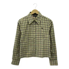 BURBERRY LONDON バーバリー ロンドン 長袖シャツ トップス Lサイズ ノバチェック ベージュ レディース ok360-10