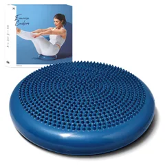 新品 アルインコ(ALINCO) エクササイズクッション バランスディスク 軽量 コンパクト 姿勢 バランス 筋トレ ストレッチ 体幹 健康器具 家庭用のサムネイル