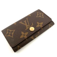 【鑑定済み】正規品 難あり ルイヴィトン モノグラム ミュルティクレ 4 キーケース M69517 4連 キーホルダー