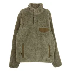 L.L.Bean エルエルビーン ハーフボタン フリース プルオーバー カーキ系 S S REG【美品】【中古】のサムネイル