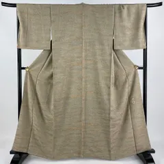 陶彩染 色味の良い シンプル 小紋 着物 正絹 T-3774 陶彩染 色味の良い シンプル 小紋 着物 正絹 T-3774