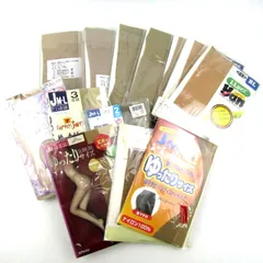 グンゼ/アツギ他 ストッキング 13点セット 未使用 ゆったりタイプ等  まとめて 大量 外装ダメージ有 レディース GUNZE etc