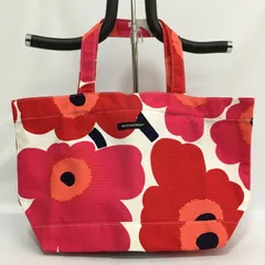 marimekko マリメッコ ウニッコ柄 トートバッグ レッド ピンクカラー レッド系 花柄
