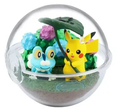 【中古】食玩 トレーディングフィギュア 2.梅雨の日(ピカチュウ＆ケロマツ) 「ポケットモンスター テラリウムコレクション Four Seasons」