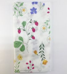 ダブルガーゼ手ぬぐい 和晒し手ぬぐい おまとめ買いがお得 【さんぽ道 ホワイト】汗取り 薄い ご旅行にも 出産祝い 沐浴 新品未使用品 日本製