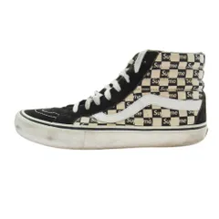 supreme×Vans Sk8-Hi 26.5チェック柄 スニーカー Supreme Vans Sk8-Hi Authentic Checker Box Logo Fall 2016