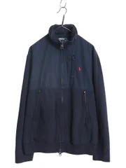 【お得なクーポン配布中!】 00s ポロ ラルフローレン コットン 切替 スウェット ジャケット メンズ XL / 古着 オールド フルジップ 収納 フード パーカー 大きいサイズ