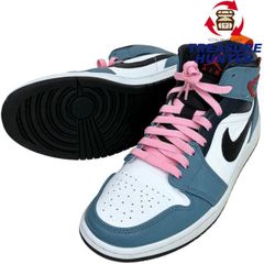 NIKE×FACETASM AIR JORDAN 1 MID(エア ジョーダン 1 ミッド) CU2802-100 サイズ26.5cm ホワイト/ネイビー ナイキ×ファセッタズム 【101060132008】