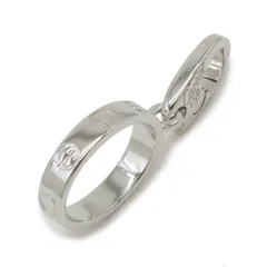 カルティエラブチャームペンダントトップWG ネックレス付きツツミ