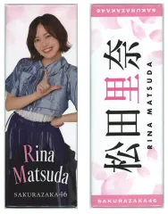 【中古】バッジ・ピンズ 松田里奈(櫻坂46) ロング缶バッジ2個セット ローソン・Loppi・HMV限定