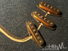 HOWL GUITARS Original Pickup '56-’57 Stratocaster Black AlnicoⅡ ”Aged” Set ハウルギターズ 手巻き ピックアップ [Heavy Formvar]