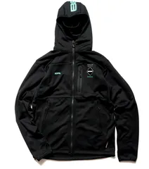 F.C.R.B 21AW POLARTEC POWER STRETCH ZIP UP GAITER HOODIE  FCRB-212046