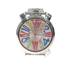 ▼▼GAGA MILANO ガガミラノ メンズ腕時計 クオーツ マニュアーレ スリム46 スモールセコンド 5080.1