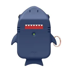 elago AirPods 対応 ケース カラビナ 付き シリコン カバー 耐衝撃 衝撃 吸収 ケースカバー 耐衝撃 傷防止 落下防止 保護