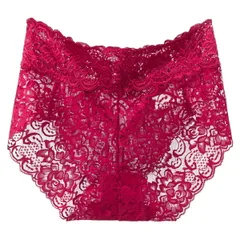 総レース ハイウエスト ショーツ レディース 大きいサイズ ひびかない 柔らか 締め付けない ストレッチ 伸びる 深ばき フルバック wf2205