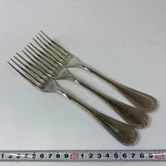 希少 美品 クリストフル マルリー サラダフォーク 2点 エレガントなマルリー・ケーキ用フォーク 自然な存在感 持つ