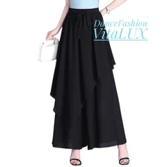 2032 社交ダンス ドレープワイドスカートパンツ