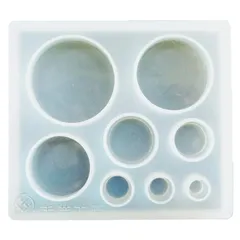 手芸工房 レジン型 シリコンモールド (E：丸プレート) 0