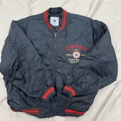 CONVERSE コンバース　MA-1  ジャンパー　ブルゾン　ジャケット　スタジャン　Mサイズ　黒
