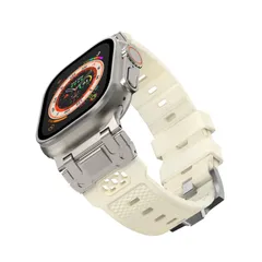 【新着商品】メンズ ベルト スポーツバンド アップルウォッチ 柔らかい に対応 2/9/8/7/SE2/6/SE/5/4/3/2/1 Ultra/Ultra Series iWatch 交換ベルト スポーツバンド防水 通気男性 シリコン製 バンド Watchに