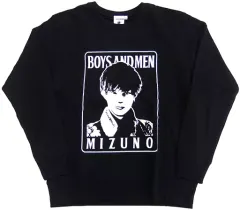 【中古】アウターウェア(男性アイドル) 水野勝 モノクログラフィックスウェット ブラック Mサイズ 「出張!ボイメンSHOP＆CAFE 原宿支店」 BOYS AND MEN×2.5SPINNSコラボグッズ