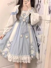 LT-08 豪華姫系 lolita 可愛 レトロ風 オリジナル 洋服 ロリータ ワンピース 美しい刺繍