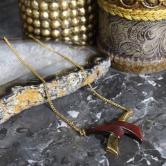 USA VINTAGE trifari DESIGN NECKLACE/アメリカ古着トリファリデザインネックレス