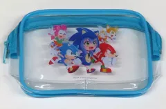 【中古】バッグ ソニック×戌神ころねコラボイラスト ビニールポーチ 「PS5/PS4/Switchソフト ソニックスーパースターズ」 ローソン購入特典