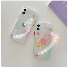 ハンドストラップ フィンガーストラップ ストラップ 携帯チェーン スマホチェーン 携帯用ストラップ DIY携帯電話ケース 落下防止 ハンドメイド スマホケース用 スケルトン アクリルチェーン キーリングハンガー