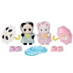 ドールハウス Sylvanian おもちゃ 3歳以上 STマーク認証 S-74 】 -雨ふり- Families なかよし赤ちゃんセット 【 ほいくえん シルバニアファミリー エポック(EPOCH)