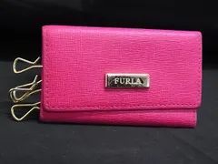 FURLA フルラ レザー 5連 キーケース 鍵入れ レディース パープル系 DK0392