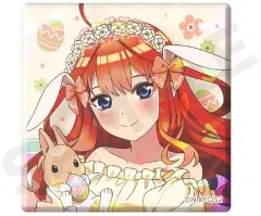 【中古】バッジ・ビンズ 中野五月 ホログラムスクエア缶バッジ 「五等分の花嫁＊」