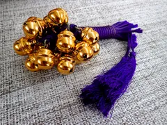 馬子唄鈴 鈴 大24個 小30個 和楽器 民謡 祭囃子 神事 楽天市場】【日本製】三番叟鈴(上) 本体の長さ約25,5cm三番叟鈴Kagura