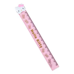 サンリオ(SANRIO) サンリオ 定規 15ｃｍ ハローキティ キティちゃん hello kitty 4×0.6×18.3cm キッズ学習文具 キャラクター 502553 SANRIO [ハローキティ]