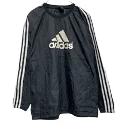 adidas ナイロン ジャケット アディダス キッズ M~ ブラック ブルゾン プルオーバー ピステ 古着卸 アメリカ仕入 a610-6361