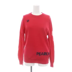 パーリーゲイツ PEARLY GATES 89 ロゴ 長袖ニット セーター ゴルフウェア ウール 4 ピンク /ES ■OSのサムネイル